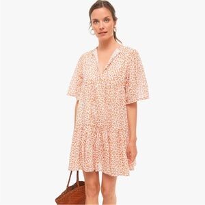 Emerson Fry India Collection Isla Dress in Sunbaked Leopard Organic Size XS/S